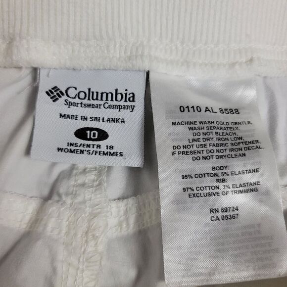 Columbia sportswear company white capris, size 10 - Picture 13 of 13